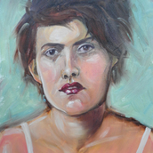 Self Portrait - Inspired by Malcolm Liepke