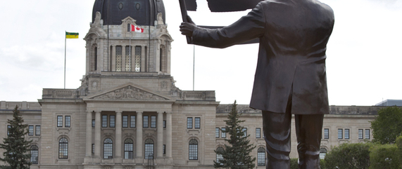 Sculpture Unveiled of Saskatchewan's First Premier