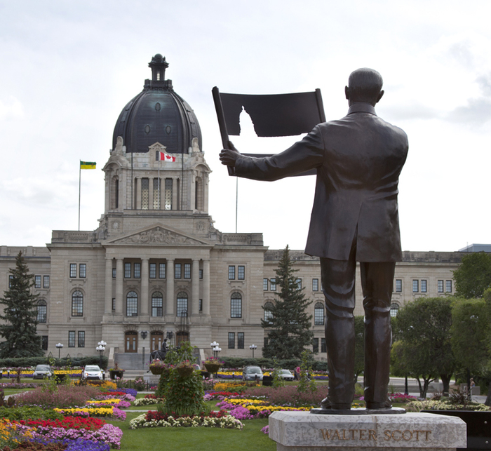 Sculpture Unveiled of Saskatchewan's First Premier