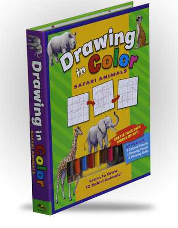 Drawing in Color - Safari Animals - Image 1